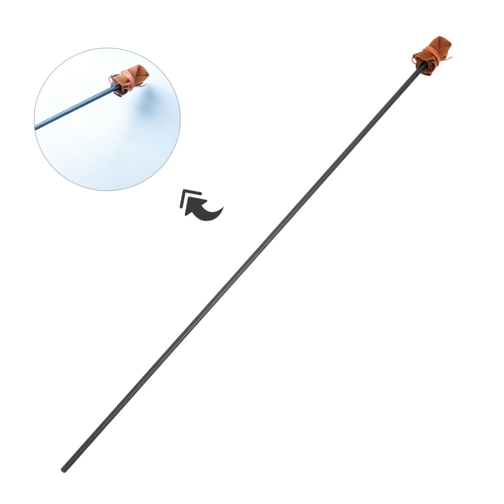 Bâton Stabilisateur de Main en Bois et Métal pour Peinture, Maintien de Posture Correcte, Outil Classique pour Artistes Professionnels et Amateurs en Dessin et Peinture à L'huile