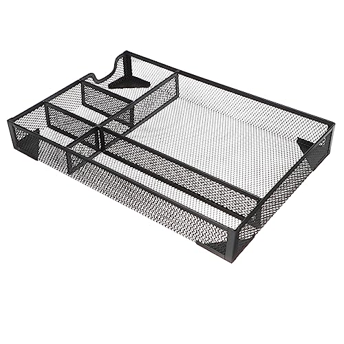 Gadpiparty Desktop File Organizer Document Holder with Internal Partitions for Mail Magazines and Reports Stylish Storage for Office and Home Use Keeps Your Desk