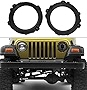 POETRYXIAO 7inch Headlight Mount Retainer Bracket Ring Replacement for Jeep Wrangler TJ 97-06