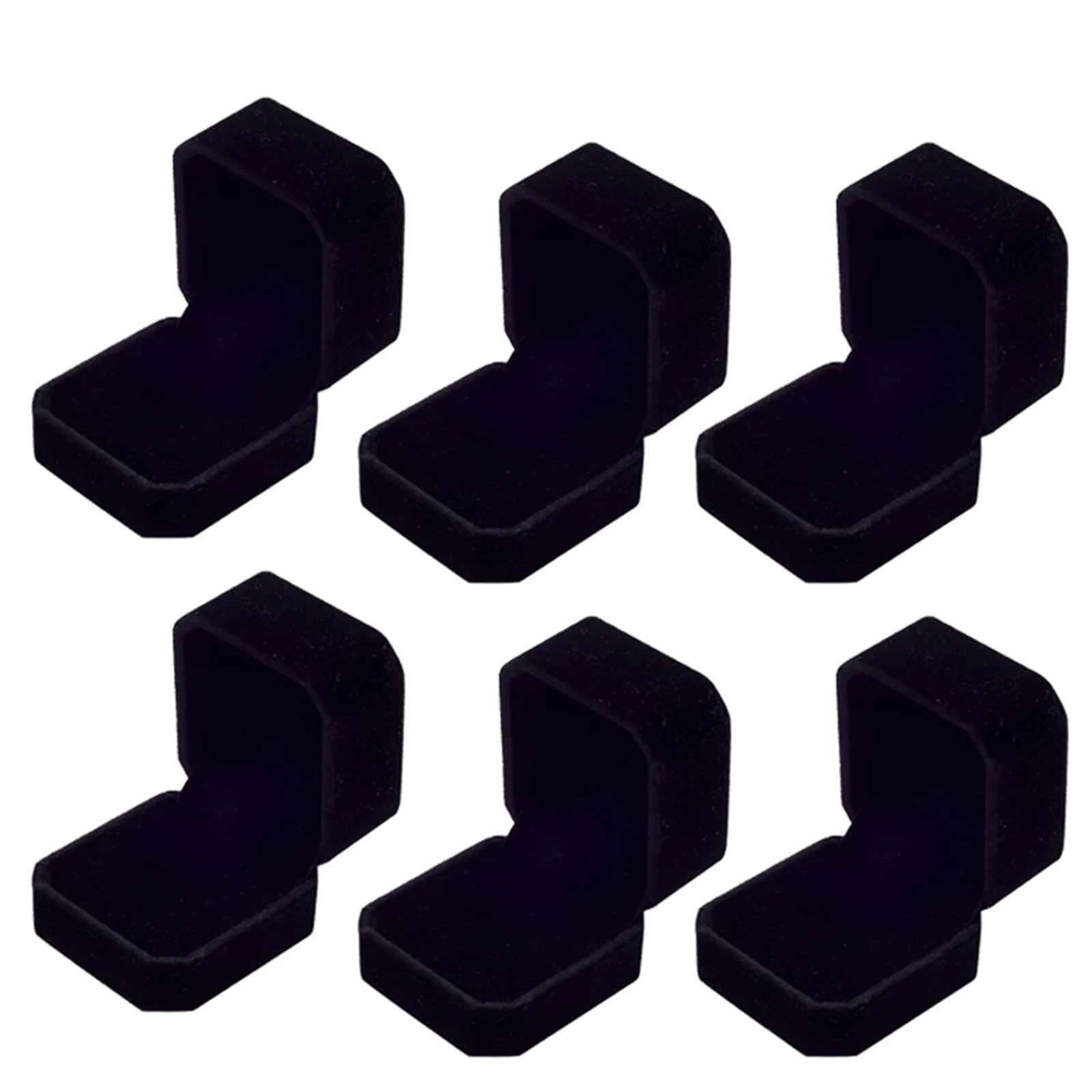 Ring Box Engagement Ring Boxearring Box Small Jewellery Organiser Boxes For(Black)
