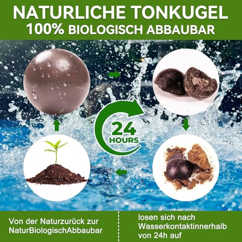 Ezitruz Tonkugeln Für Steinschleuder, 800 Stück Steinschleuder Kugeln, Biologisch Abbaubar Braun Tonkugeln zwille 9mm, Schleuder Munition Für Schießen und Jagdzielübung