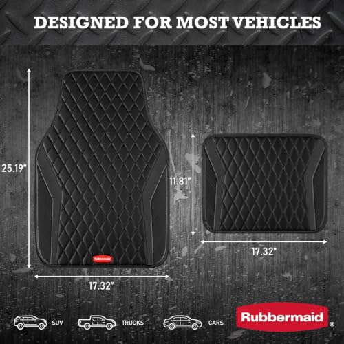 Alfombrilla para coche protectora de goma negra universal 3