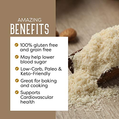 Almond Flour, 2lb, Blanched Almond Flour for Baking, Fine Almond Flour Keto, Almond Powder, Keto Flour, Almond Meal, Gluten Free Flour, Non-GMO, Batch Tested, 2 Pounds, By PuroRaw. - Image 5
