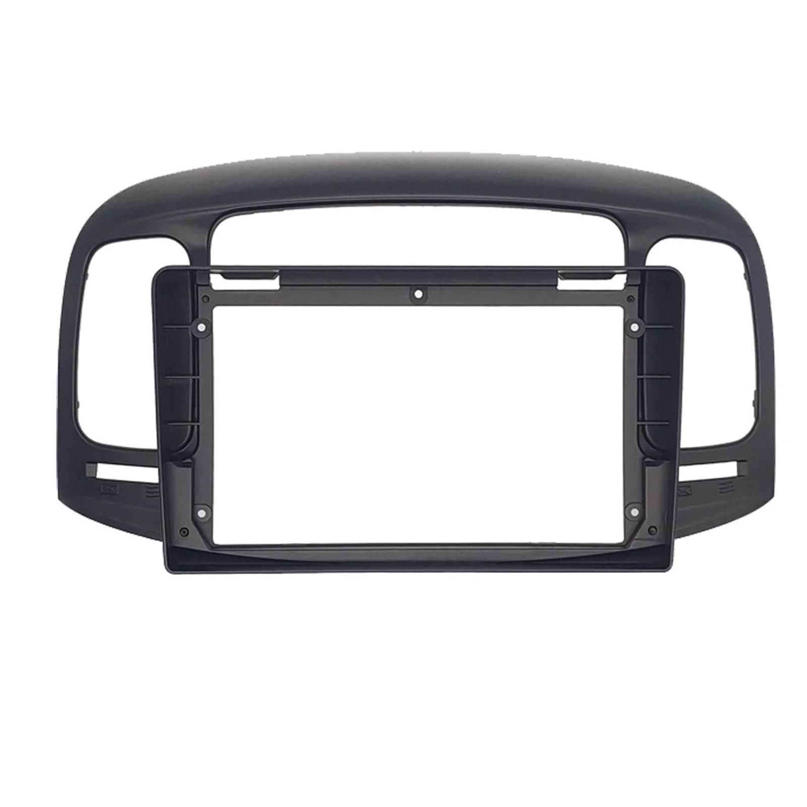 zaślepki radia Pasuje do HYUNDAI Accent 09-12 ramka stereo Adapter płyty montażowej zestaw przycinania ramek 2 Din wykończeniowa radia samochodowego(B)