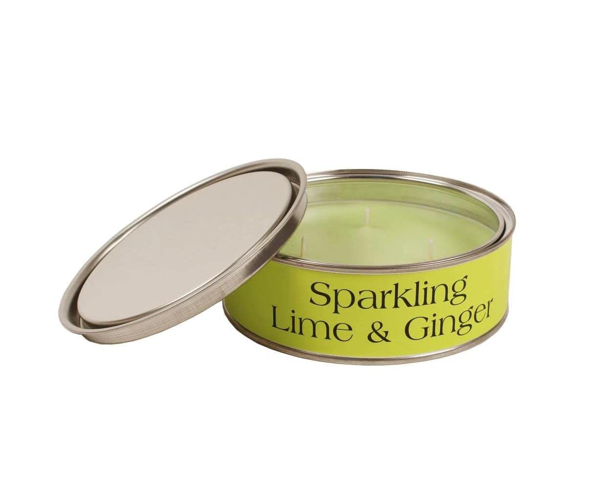 Pintail Candles Large 3 Wick Scented Candle Tin - Lime & Ginger