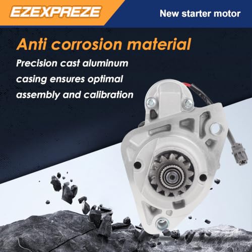 Image of Ezexpreze 17942 New Starter for 2005-2014 Nissan Frontier Xterra | 2005-2012 Pathfinder, 2009-2012 Suzuki Equator, 4.0L 12V 1.8KW, 13-Teeth CW, PMGR, OE SMT0260
