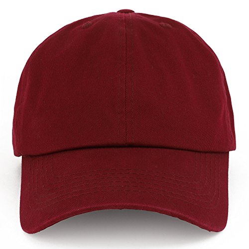 Image of Trendy Apparel Shop Oversize XXL Plain Unstructured Soft Crown Cotton Dad Hat