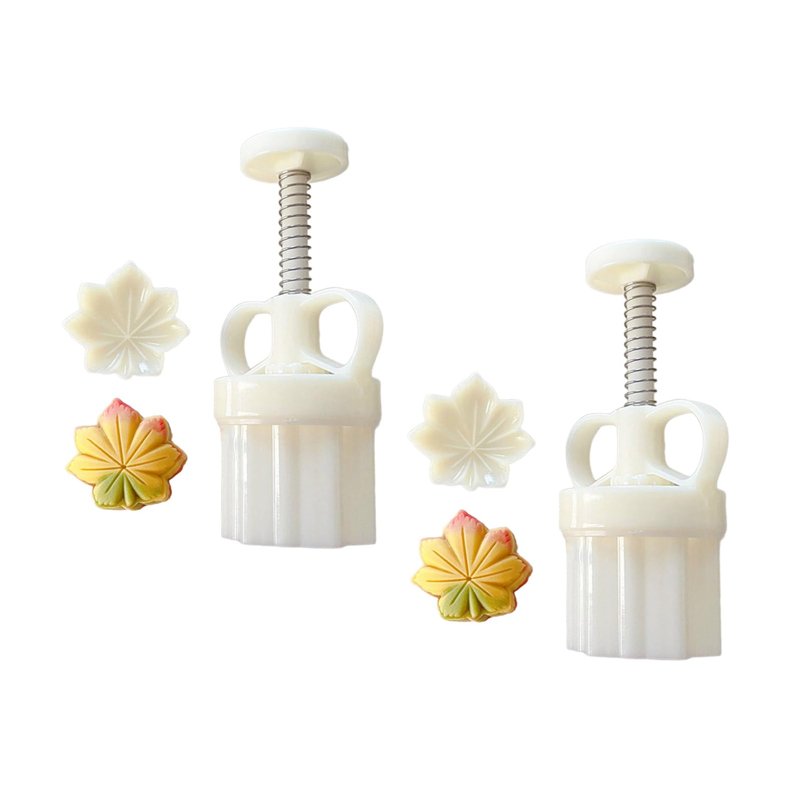 Tsophreniq Chinese Pastry Mold 3D Maple Shaped Molds Hand Press Biscuit Cookie Efficient Cakes Dessert Baking Tools Cookie and Cake Mold