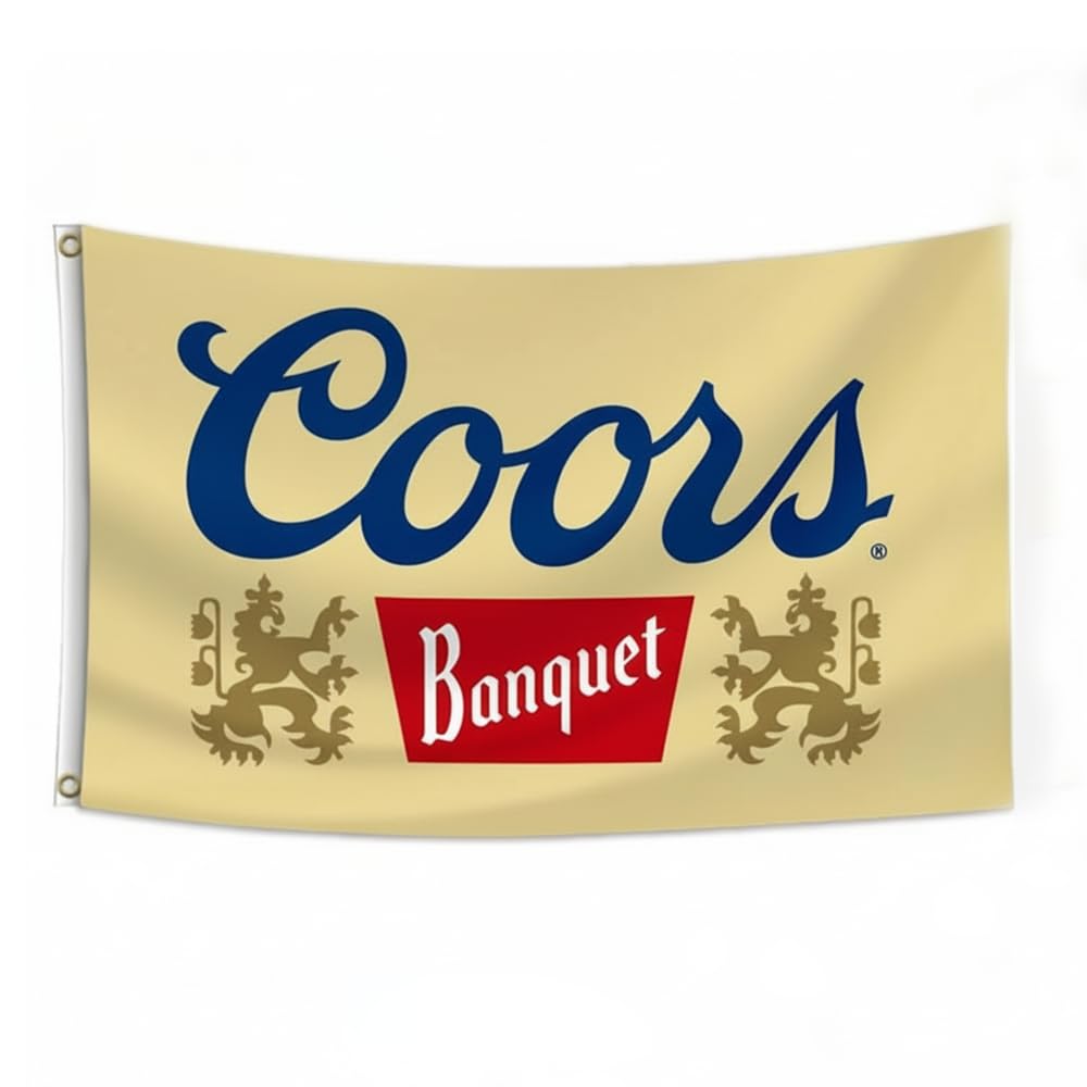 Coors Banquet Flag 3x5ft Polyester Banner Backdrop Gifts Color:Coors Banquet