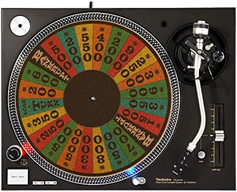 DJ Turntable Premium Cork Slipmat - Spin The Wheel