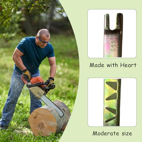 Tiefenbegrenzerlehre Kettensäge,Kompatibel Mit 1110 893 4000 Feillehre-B,Kettenteilungen Kettensäge Ersatzteil,Kettentiefenmesser Geeignet,für Langlebigkeit Ihrer Und Geräte Präzise Wartung