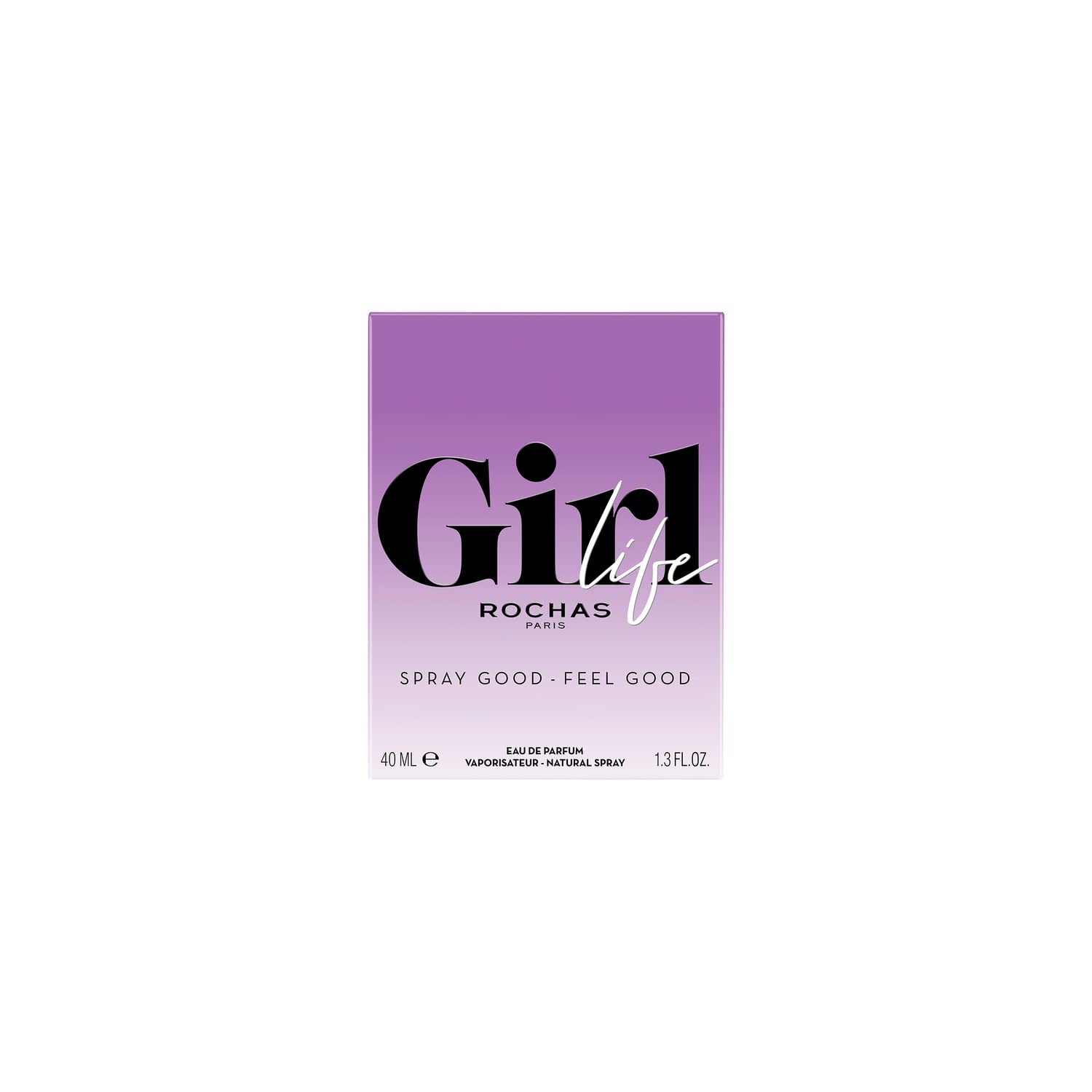Rochas Girl Life Eau de parfum pour femme, ligne Girl Life, contenance : 40 ml