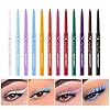 MAREOTIC Eyeliner Set, 12 Colors Eyeliner, Matte Eyeliner Set Professional Eye Shadow Set Colorful Eyeliner, Long Lasting, Waterproof