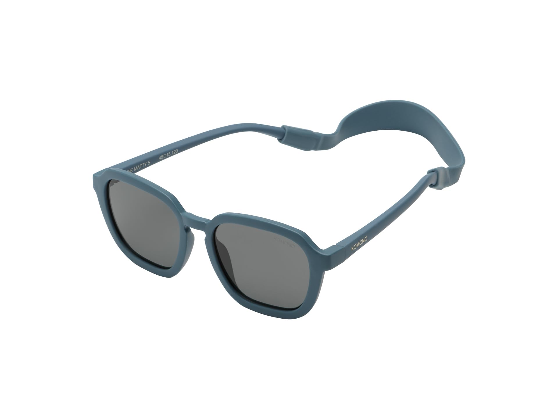 KOMONO Matty Jr. Kwadratowe okulary przeciwsłoneczne dla dzieci, okulary przeciwsłoneczne, ochrona przed promieniowaniem UV, odporne na zarysowania, okulary przeciwsłoneczne, dla małych dzieci