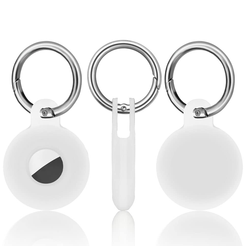 Ainiv Llavero para AirTag, 1 Pieza Llaveros para AirTag Funda Protectora de Silicona, Localizador Keychain Portátil Antipérdida, Protectora Funda Mascotas y Mochilas — view 79