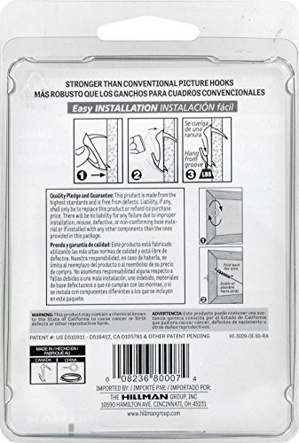 Image of Hillman Cobra Wall Biter Picture Hanging Kit Small 15 lb to 30 lb 15 Piece 122395