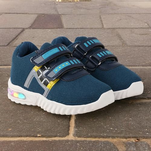 Image of LEVOT Hunter-3 LED Light Slipon Casual & Running Shoes for Boys & Girls