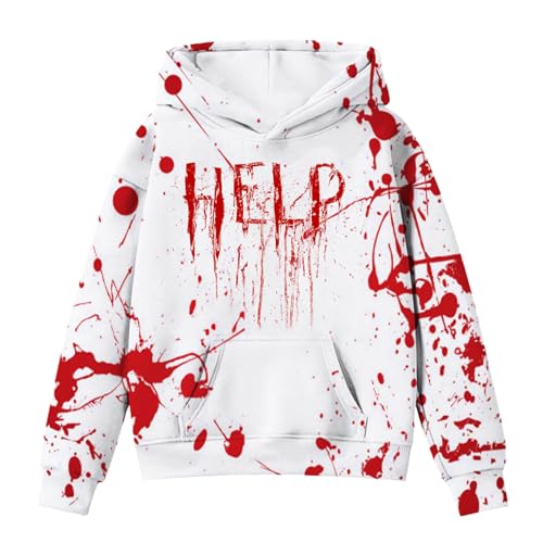 Mädchen Kapuzenpullover mit Halloween Design für Kinder...