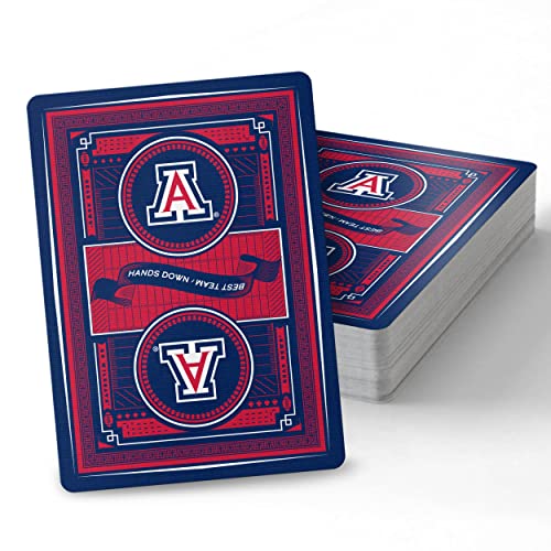 Image of YouTheFan NCAA Officially-Licensed Playing Cards - Original Artwork on All face Cards and Jokers - Team's Official Colors - Quality Linen Texture - Designed in The USA