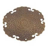 Forme classique : les pièces décoratives en cuivre créent un effet décoratif raffiné et complexe, idéal pour mettre en valeur n'importe quel espace, matériel de bricolage d'armoire, applique en cuivre