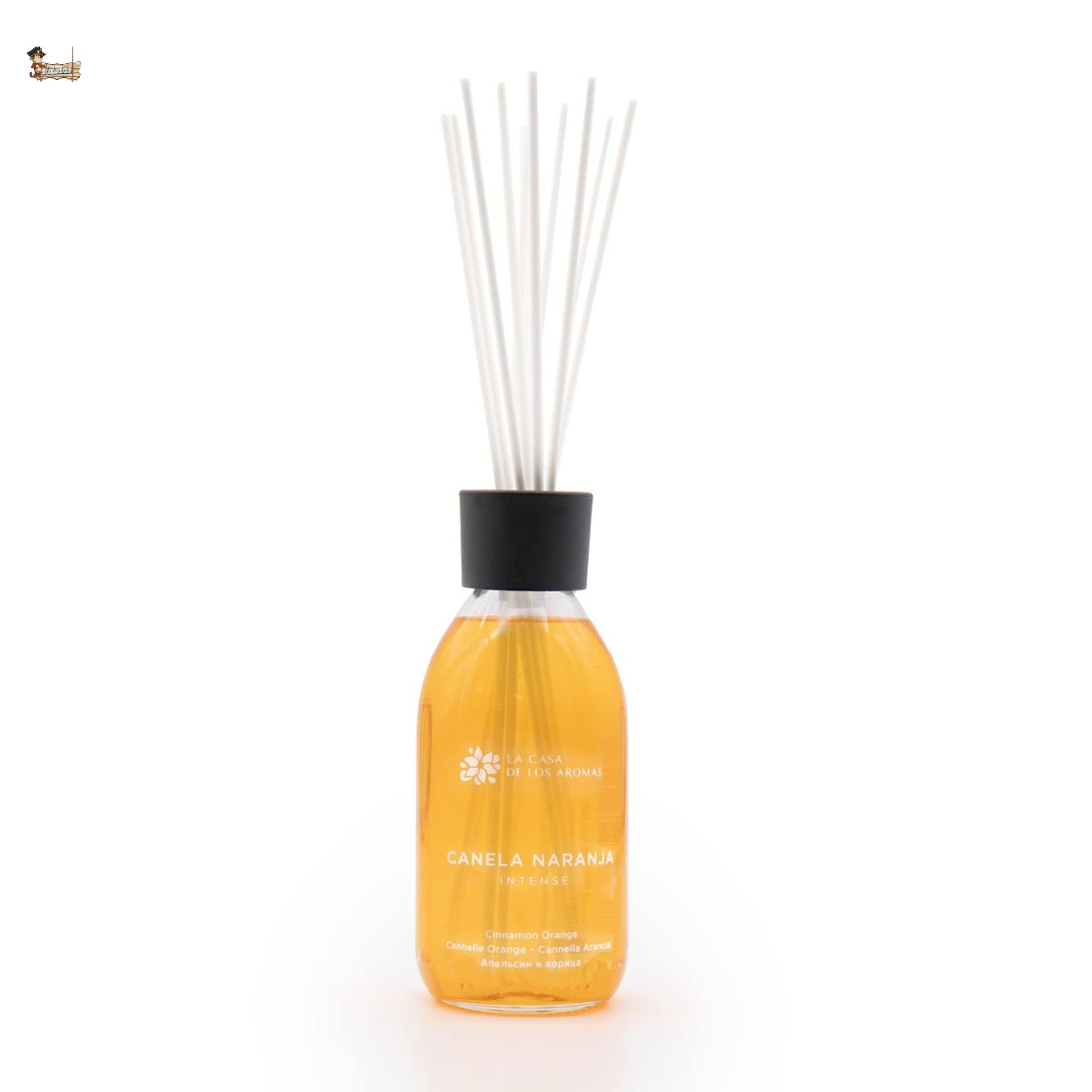 BricoLoco.com. Intensywny odświeżacz powietrza pomarańczowy i cynamonowy 245 ml. Bardziej wygodny i bezpieczny niż świece. Odświeżacz powietrza do domu, domu, pokoju. Mikado (6)