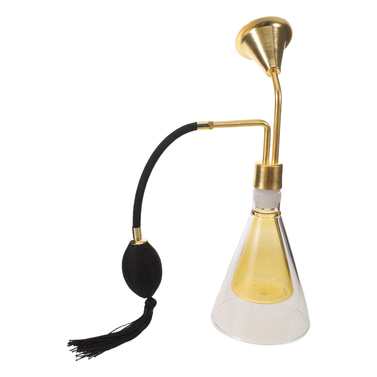 TOYANDONA Diffusore Aroma in Vetro Oro con Distribuzione Raffinata del Profumo e Design Portatile per Camere da Letto e Viaggi