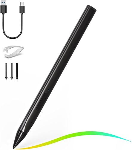 Vista 20 de Pluma Stylus para ASUS Transformer/Mini/ASUS Zenbook Flip/Pro/ASUS Vivobook Flip/Pro/Duo/ASUS Notebook, Lápiz Táctil Recargable MPP 2.0