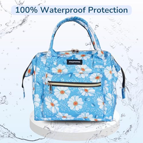 Image of MAMMA Diaper Bag for mothers for travel | Small Baby Bag for mother Travel, 3 ways carry | Mini Diaper Bags for Mom for Travel, Waterproof Baby Diaper Bag for mother carry with 9 months warranty
