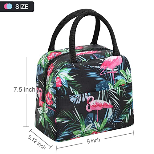 YumSur Lunch Bags for Women Insulated Lunch Cooler Bags with Front Pocket Portable Thermal Leak-Proof Lunch Bag for Men Adults Girls Children Work Outdoor Picnic - Image 2