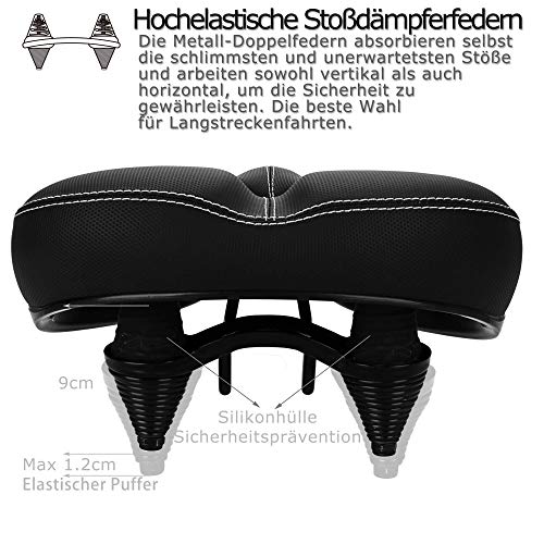 DAWAY C30, comoda sella per bicicletta oversize