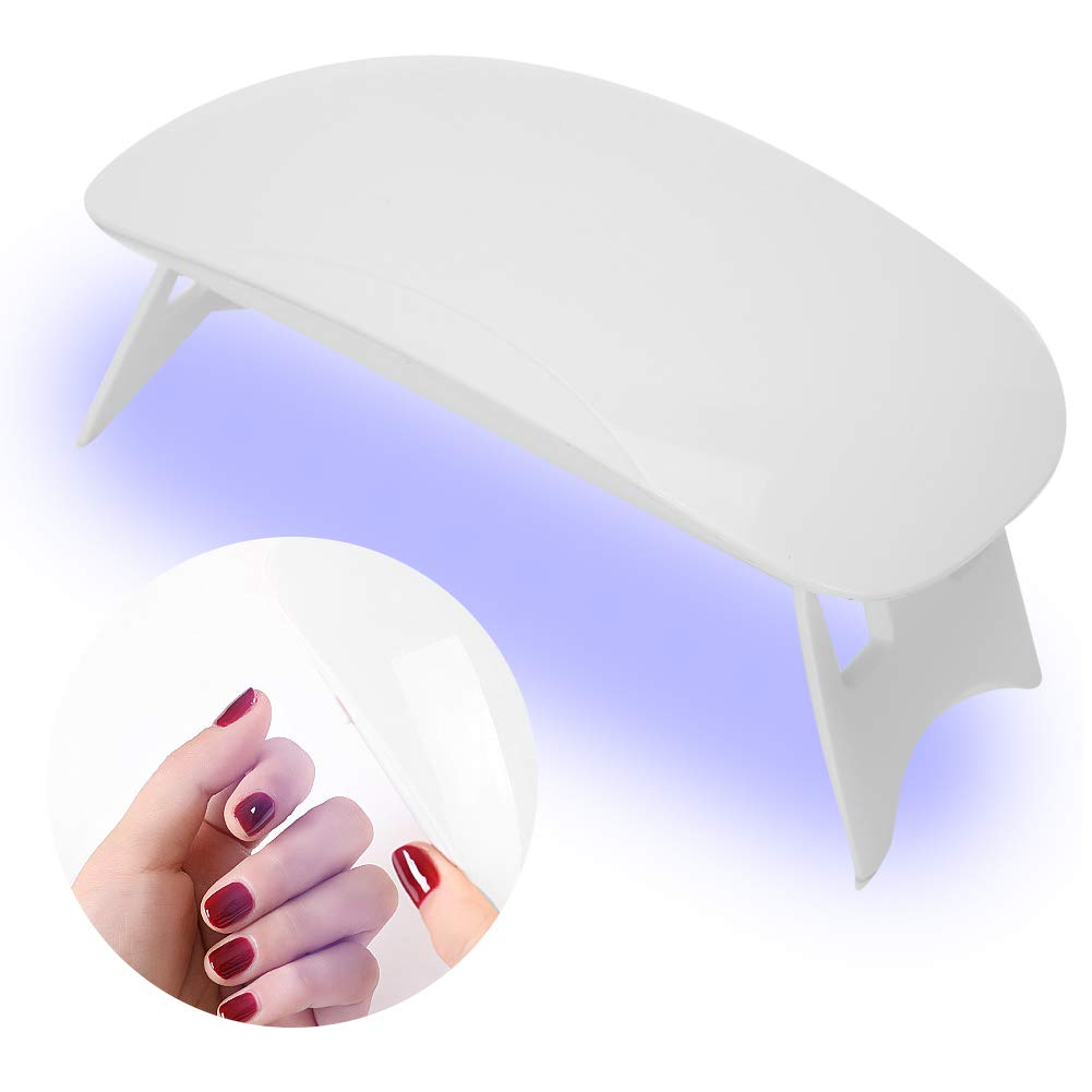 Lampada per Unghie, Asciuga Unghie, Lampada LED/asciuga Unghie, for Smalto Gel, for Manicure e Pedicure, Mini Strumento Manicure ad Asciugatura Rapida, 6W