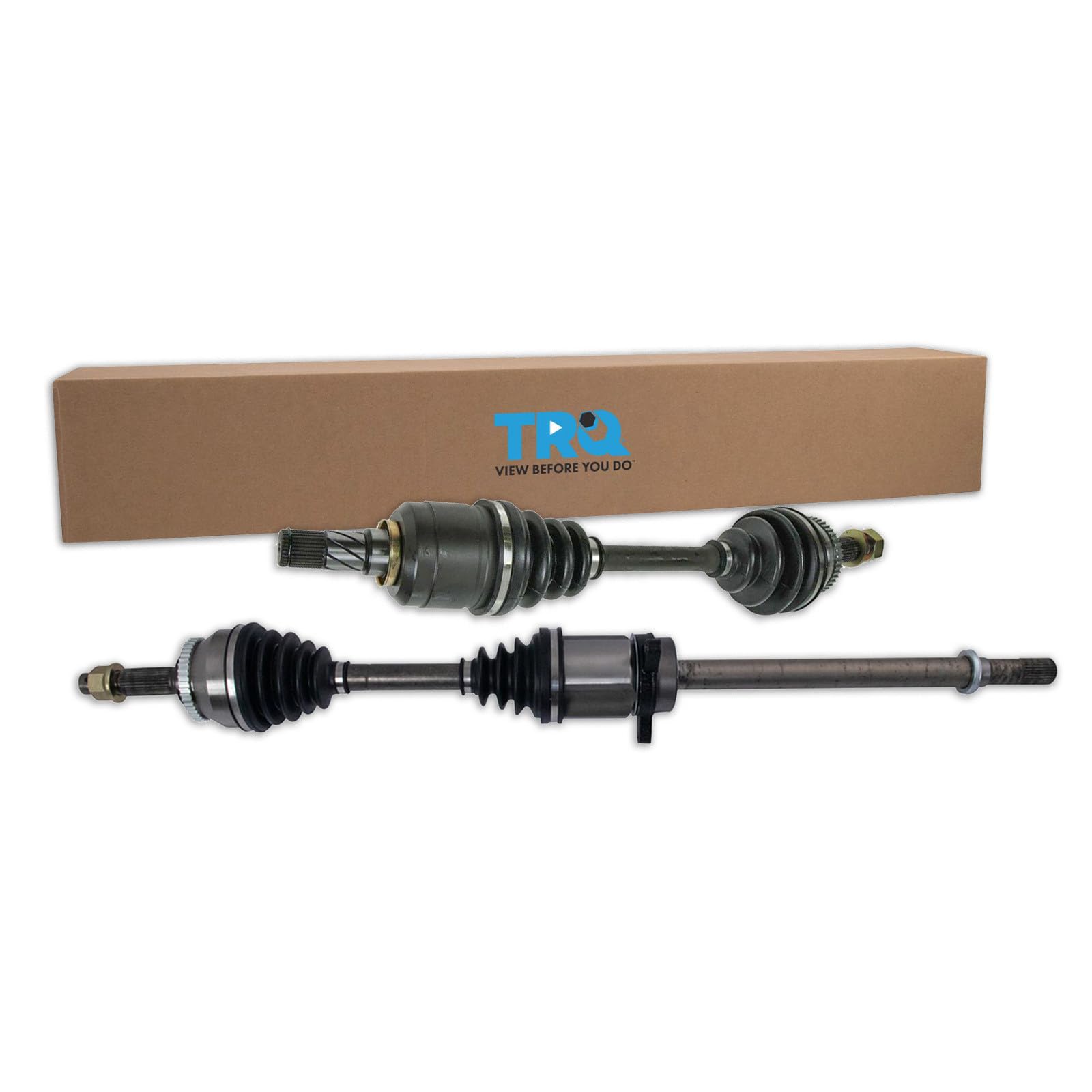 TRQ Front Driver and Passenger Side CV Axle Assembly Set 2 Piece