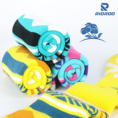 Kids Ski Socks, 2 Pairs/3 Pairs Winter Warm Knee-High Snow Socks For Toddler Boys Girls Youth Skiing Snowboarding Skating #TOP3