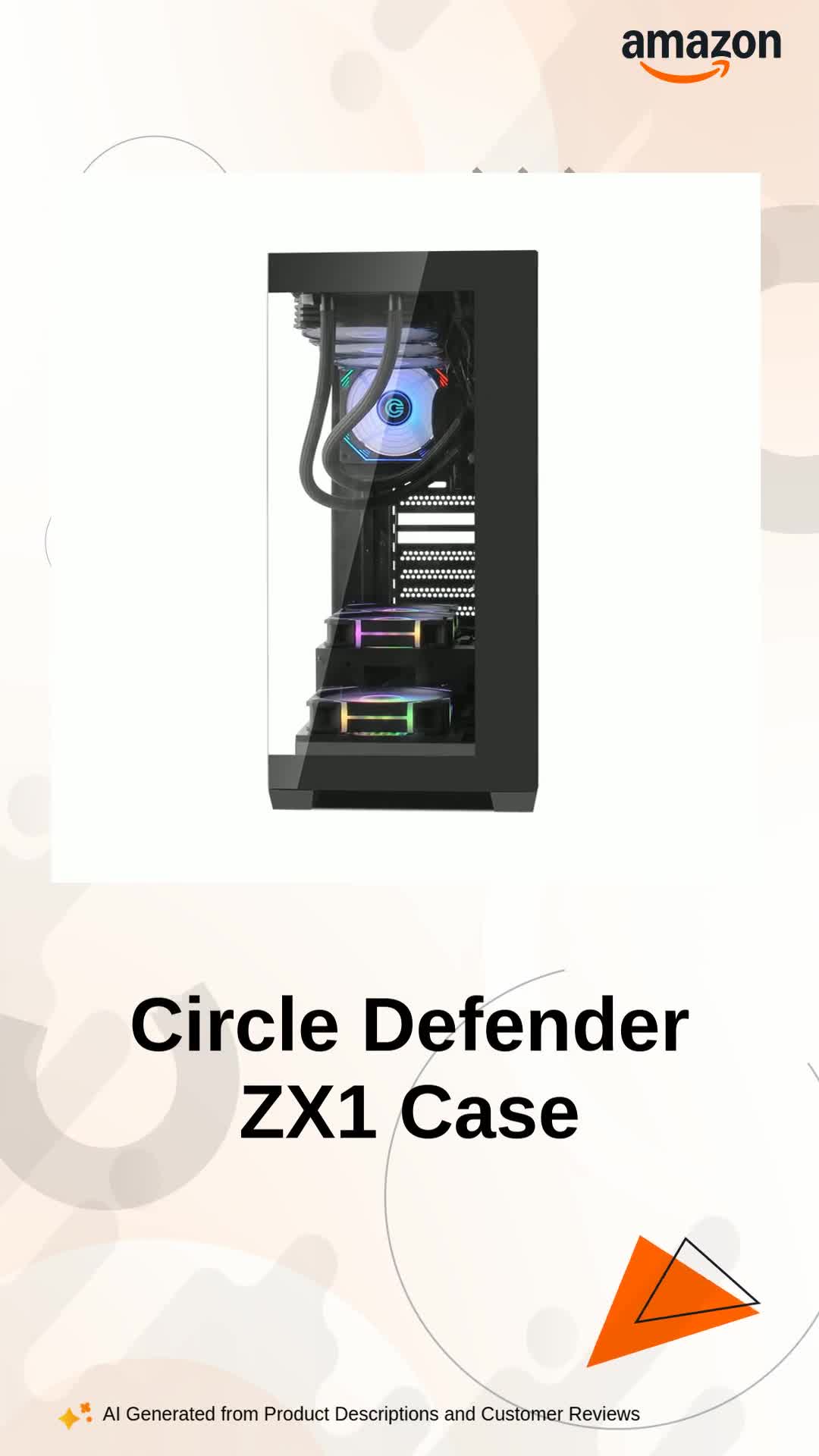 Amazon.in: Buy Circle Defender ZX1 Mid- Tower Computer Case