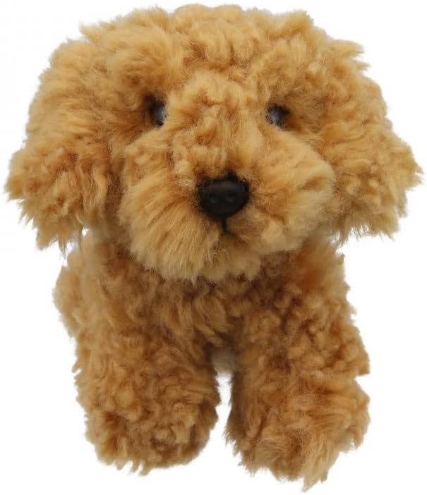 Wilberry Mini Cockapoo, Soft Plush Stuffed Dog Toy with Curly Fur and Lifelike Features