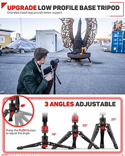 IFOOTAGE Monopod for Camera Cobra 3 A180T, 71" Camera Monopod with Feet, Aluminum Monopods Cameras Stand Compatible with Sony Canon Nikon DSLR, Payload 17.64 lbs/8 KG