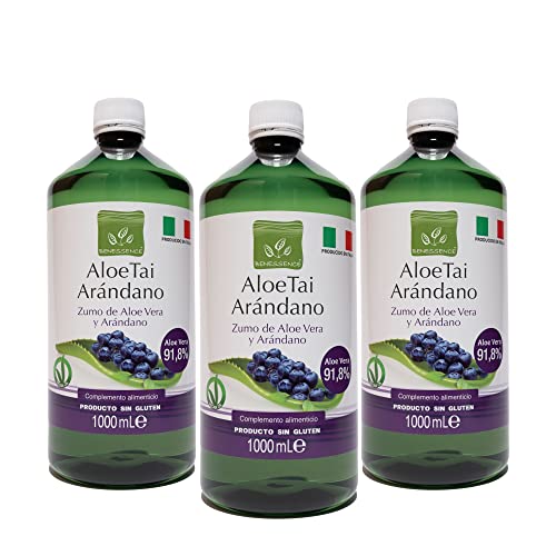 Benessence - Zumo de Aloe Vera y Arándanos - 3L