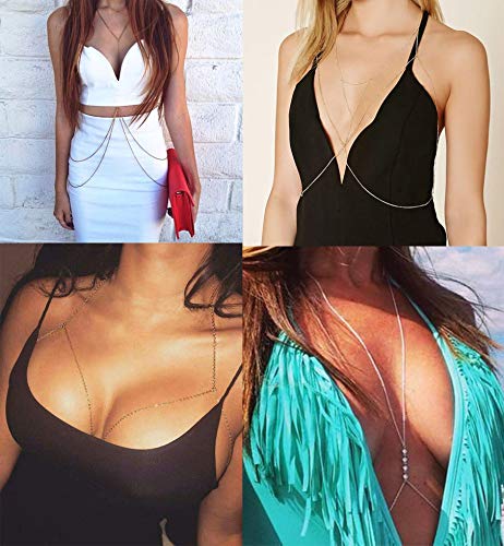 Fibo Steel Body Chain Jewelry For Women Bikini Belly Chain Necklace #TOP3