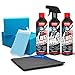 Produktbild Pingi Autopflege-Reinigungsset | Enthält 2 x 500ml Autoglanz-Shampoo, 3 Autoschwämme, Autotrockentuch & Autowachs-Spray | Autowaschset Autoset Pflegeset | Autowaschanlage für daheim | Geschenkset