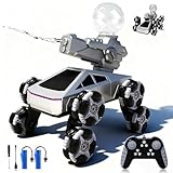 Remote Control Car, 2.4Ghz 8WD Rc Stunt Crawler Car with Automatic Demonstration, Water Squirting Function, 360° Spins, Rc Cars for Boys Age 6 7 8 9 10 11 12, Christmas Birthday Gifts Toys for Boys