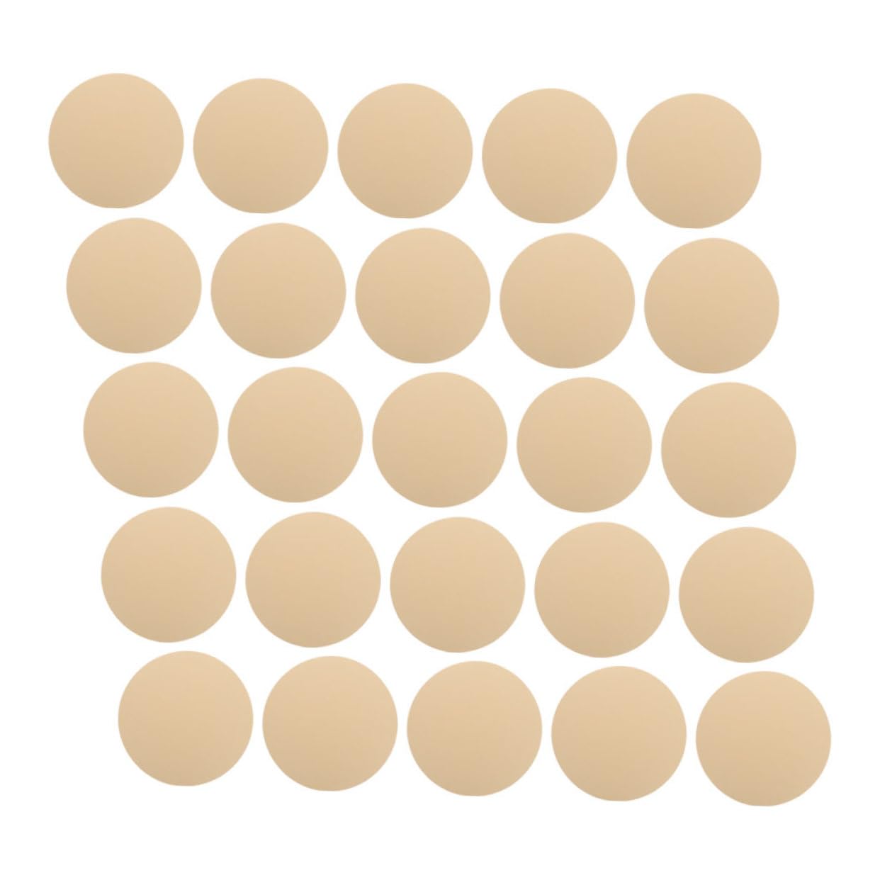 Beatifufu 25pcs Round Card Stock Paper DIY Card Making Paper Multipurpose Painting Material