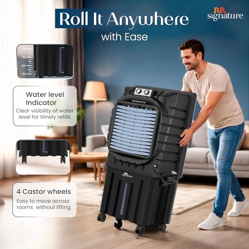 Image of RR Signature GRANDEUR PLUS Desert Air Cooler 100 LTR 【Dark Grey】