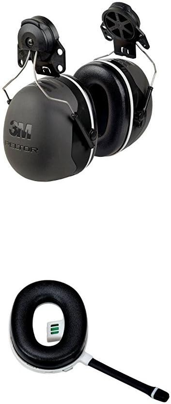 3M Peltor X5P3E Cap-Mount Earmuffs (NRR 31 dB) with Peltor Wireless Communication Accessory (67137)