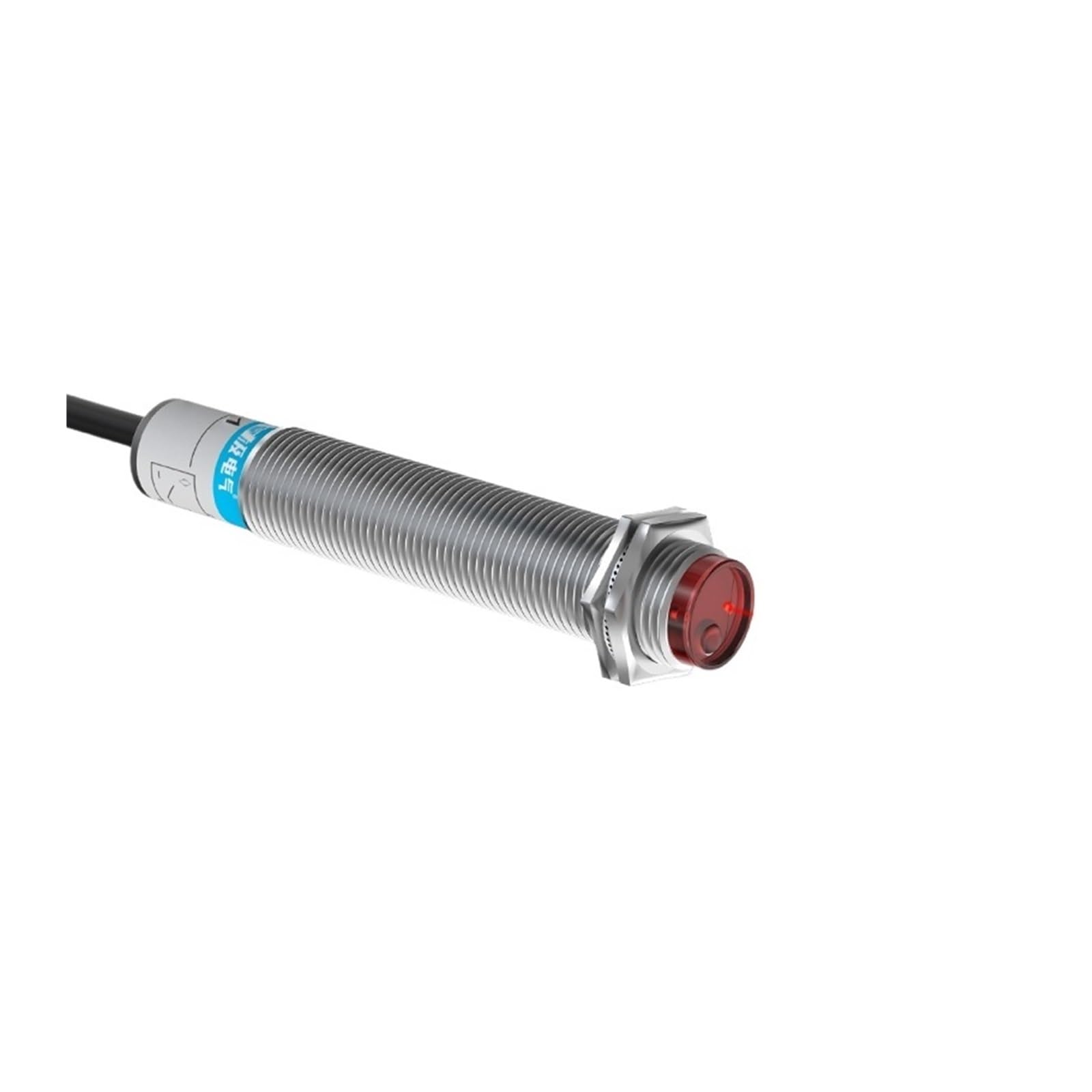 Capteur laser photoélectrique M12 avec détection 15cm réglable spot 2mm