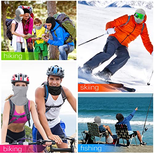Image of 30 Pcs Balaclava Ski Face Mask Full Face Cover Mask UV Protection Cooling Neck Gaiter Summer for Men Women Winter Outdoor