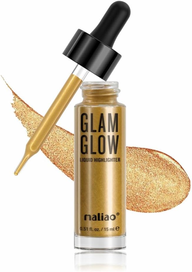 Maliao Glam Glow Liquid Highlighter - Illuminate Your Beauty with Radiance (01)