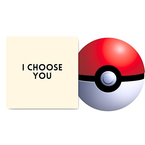 Anniversary card for Husband or Wife (Pokemon Pokeball) | Gift