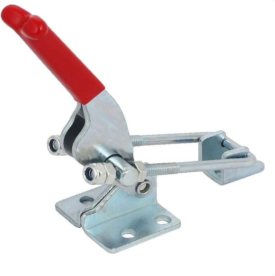 New Lon0167 318Kg Holding Featured Capacity Zinc Plated reliable efficacy U-Shaped Clamping Bar Toggle Clamps GH-431 8pcs(id:15d da 96 ccf)