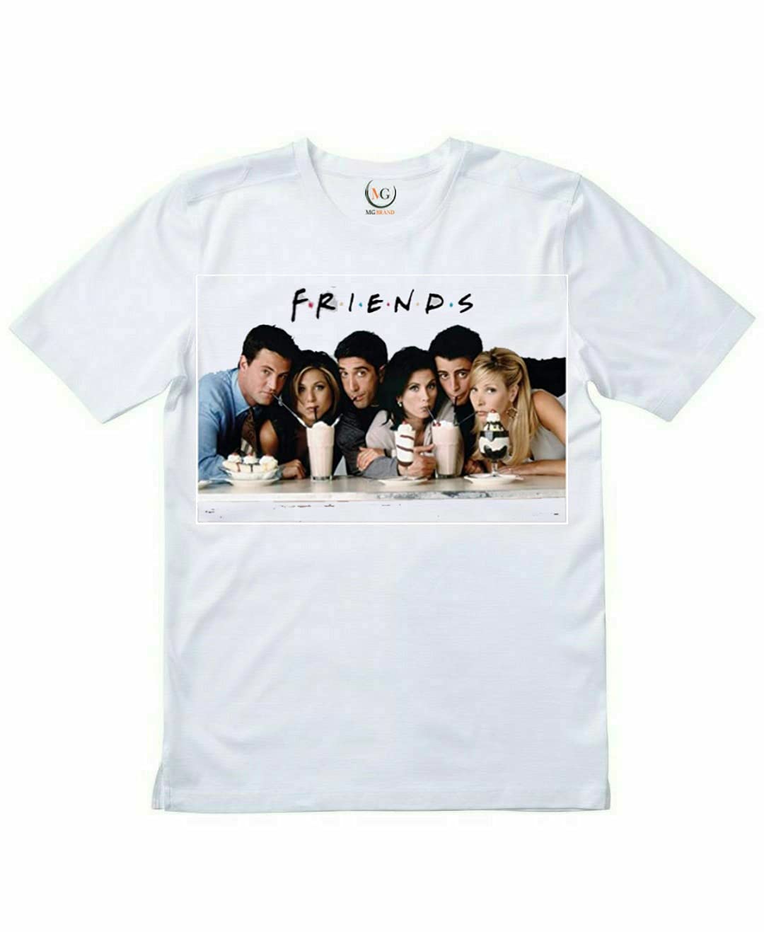 MG Brand F.R.I.E.N.D.S Web Series Unisex T-Shirts for Men/Boys/Girls/Womens/Kids