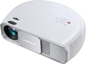 GJX Projector Portable Theater Compatible White